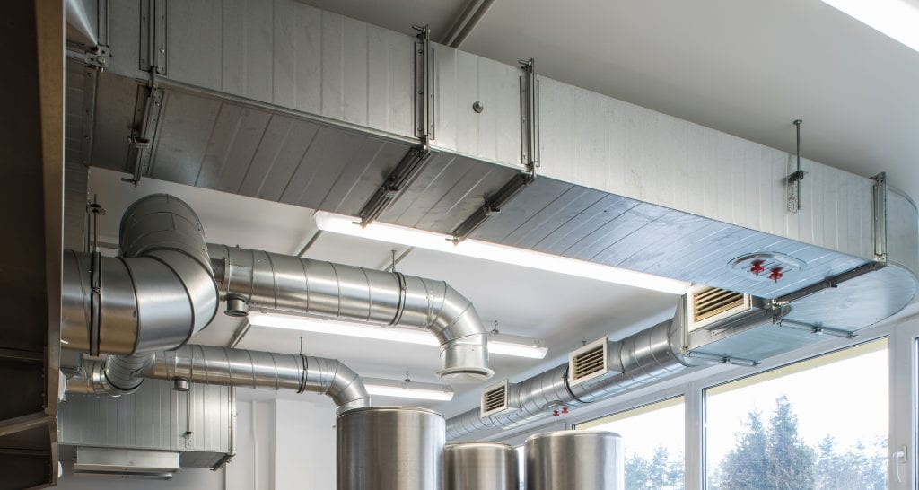 Industrial HVAC ductwork and ventilation systems
